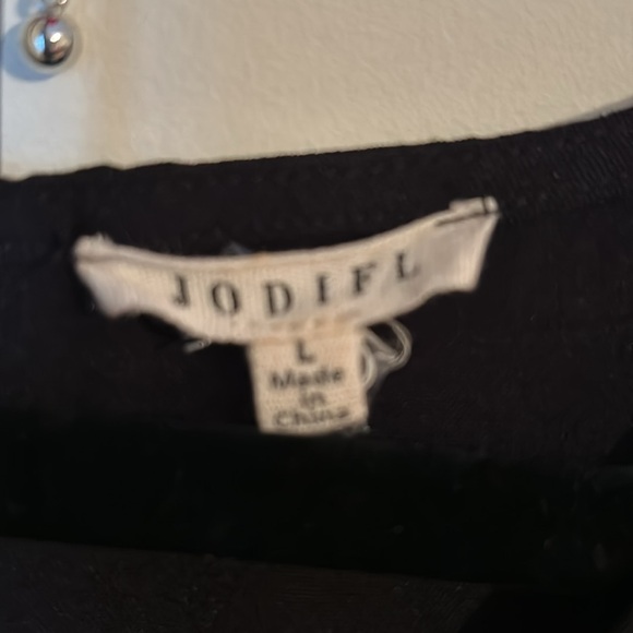 Jodifl black babydoll long sleeve dress size large 
(Necklace not included) - Picture 6 of 6